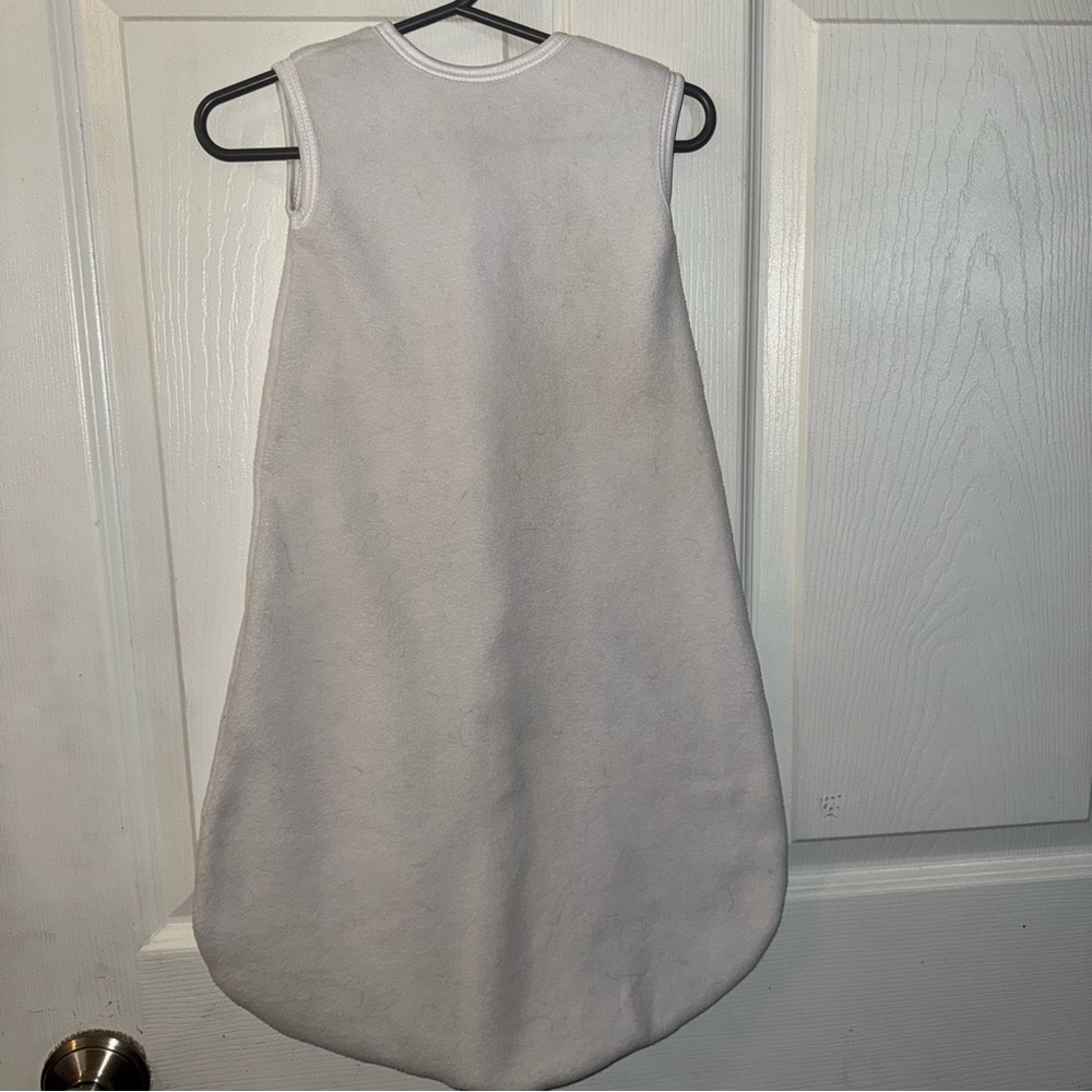 White Sleeveless Baby Sleep Sack - Picture 4 of 4